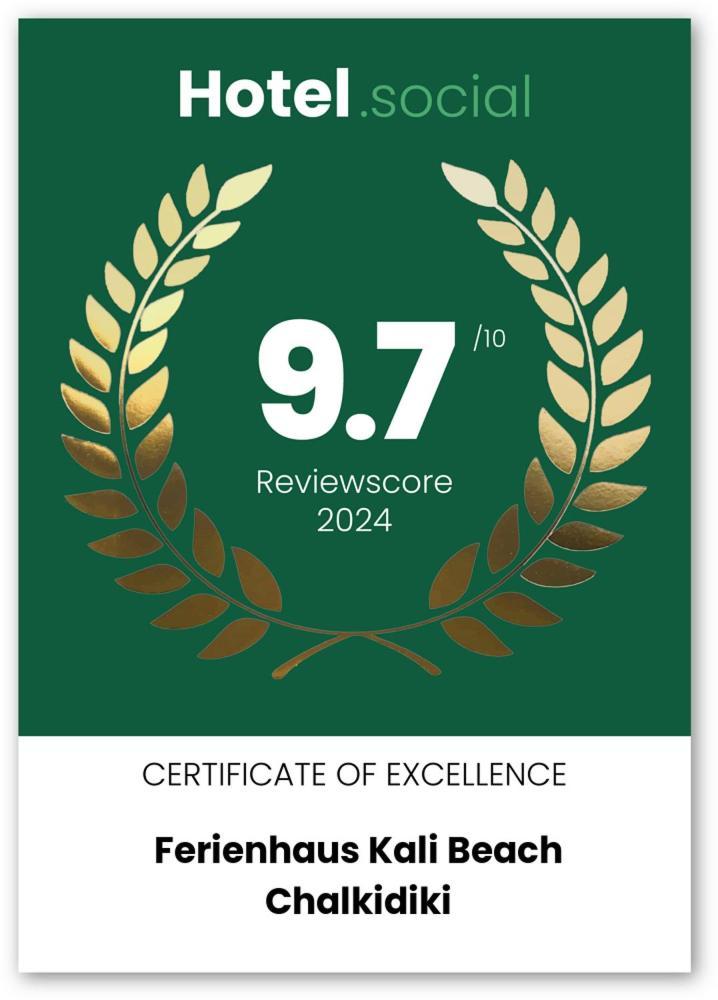 Ferienhaus Kali Beach Chalkidiki Nea Kallikrateia Exterior photo